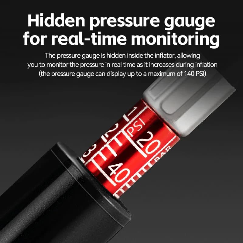 220PSI 미니 휴대용 핸드 자전거 펌프