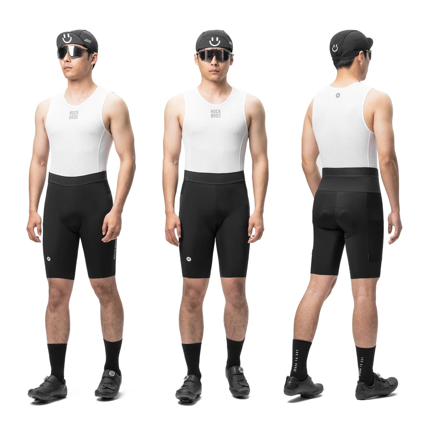 경량 여름용 패드 사이클링 비브 쇼츠