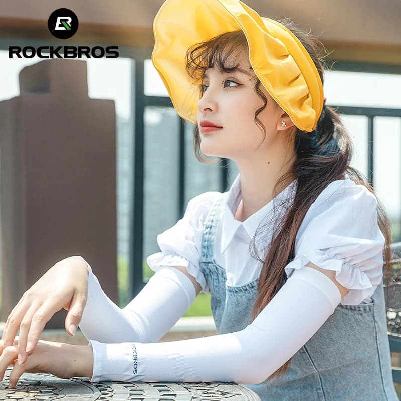 아이스 실크 통기성 자외선 차단 팔토시