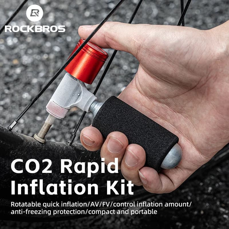 압력 게이지 포함 알루미늄 CO2 타이어 인플레이터